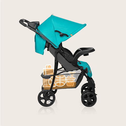 Lionelo Emma Plus Vivid Turquoise — Buggy